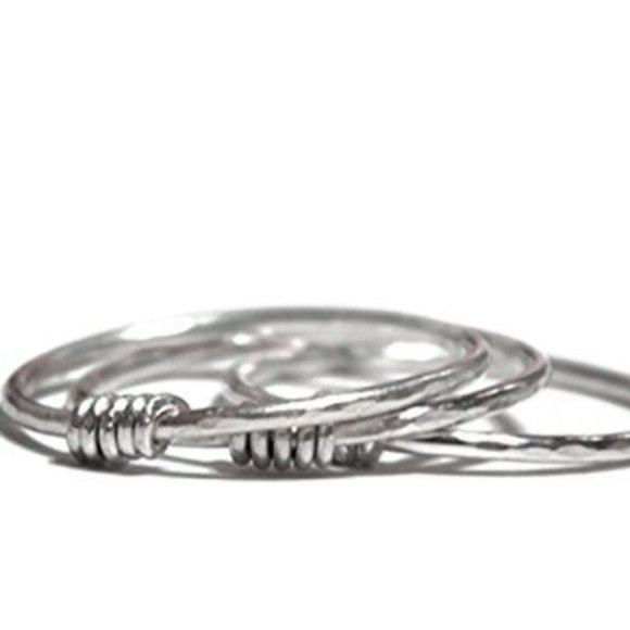 NWT Handcrafted 925 SS Wire Wrapped Stacking Ring - Picture 4 of 4